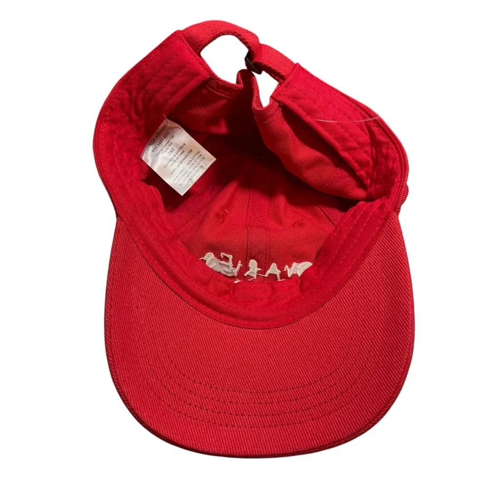Camilla and Marc Ovarian Cancer Cap Baseball Hat Red‎ Ovaries Talk About Them